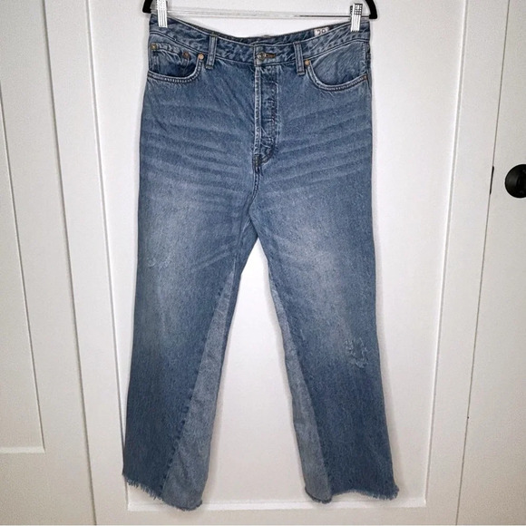 Free People We The Free High Rise Regular Wide Leg Jeans Size 29 - Picture 3 of 8